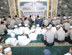 Polda Kalsel Laksanakan Salat Bersama Santri Untuk Peringati Malam Nisfu syaban