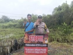 Polres Pulang Pisau Tegas, Stop Membakar Lahan