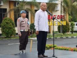 Kasattahti Polresta Palangka Raya Ingatkan Personil agar Peduli Lingkungan