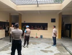 Polresta Palangka Raya Gelar Cek Kondisi Keamanan Ruang Tahanan Mako 