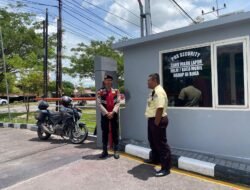 Samapta Polresta Palangka Raya Cek Keamanan Kantor Perwakilan BPKP Kalteng