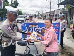 Satlantas Polresta Palangka Raya Sosialisasikan Operasi Keselamatan Telabang 2025 Kepada Masyarakat