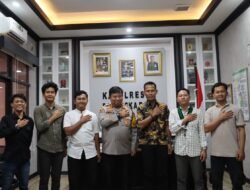 Kapolresta Palangka Raya Sambut Hangat Kedatangan HMI