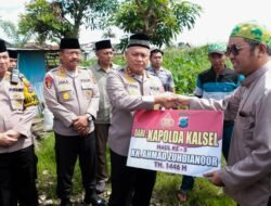 Serahkan Sapi Untuk Acara Haul Guru Zuhdi, Kapolda Kalsel: Beliau Dikenal Sebagai Ulama Yang Gigih