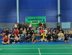 TURNAMEN BADMINTON CUP SERIES 1 MD KAHMI KOTA BENGKULU SUKSES DILAKSANAKAN