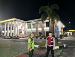 Satsamapta Polresta Palangka Raya Patroli Dialogis Di Kantor Pengadilan Tinggi Agama