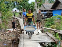 Tak Kenal Lelah, Satgas TMMD ke 123 Kodim 1015/Sampit Berperan Aktif Dalam Pembangunan 