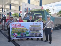 Satlantas Polresta Palangka Raya Edukasikan Larangan Balapan Liar dan Knalpot Brong 