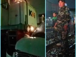 Babinsa Koramil Tandes Gercep Bantu Evakuasi Kecelakaan Kereta Api dan Mobil