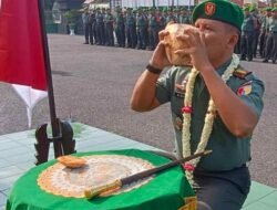 Kodim 0830/Surabaya Gelar Tradisi Penyambutan Dandim Baru