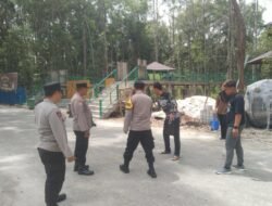 Polsek Bukit Batu Pantau Keamanan Objek Wisata Kota Hutan Nyaru Menteng Berkah
