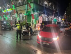 Polresta Palangka Raya Jaga Aktivitas Masyarakat Pada Malam Bulan Ramadhan 
