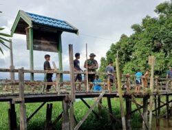 Ramadhan Berkah, Ngabuburit Ala Satgas TMMD Kodim 1015/Sampit di Desa Tanjung Rangas 