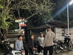 Polsek Bukit Batu Kunjungi Tongkrongan, Cegah Kenakalan Remaja
