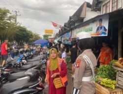 Polresta Palangka Raya Pastikan Area Pasar PUPR Aman