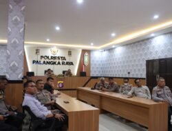 Kapolresta Palangka Raya Ikuti Vicon Beyond Trust Presisi Periode Bulan Ramadhan 