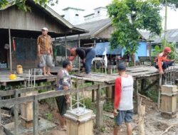 TNI Kuat Bersama Masyarakat, Satgas TMMD 123 Kodim 1015/Sampit Terus Bangun Kemajuan Desa