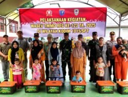Dansatgas TMMD ke 123 Kodim 1015/Sampit Dampingi Tim Wasev Tinjau Lokasi TMMD 