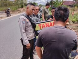Bhabinkamtibmas Menteng Tengahi Permasalahan Tanah Warga