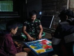 Kehadiran Anggota Satgas TMMD Ke 123 Kodim 1015/Sampit, Sebuah Desa Menjadi Berubah Asyik 