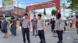 Kapolres Kotim Bersama Anggota Sat Lantas Gelar Patroli Di Pasar Ramadhan Kota Sampit