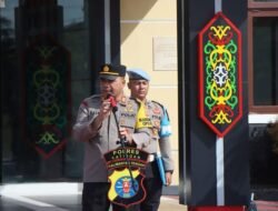 Pimpin Apel Terakhir Sebagai Kabag Ops Polres Katingan, AKP Ratno Sampaikan Ini.!!!.