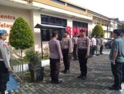 Pastikan Kesiapan, SPKT Polresta Palangka Raya Serah Terima Piket 