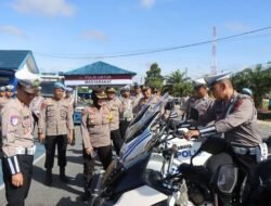 Waka Polres Katingan Laksanakan Pengecekan Kendaran Dinas Sat Lantas Polres Katingan