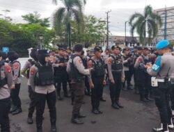 Amankan Aksi Damai, Sipropam Polresta Palangka Raya Cek Kesiapan Personel Pam