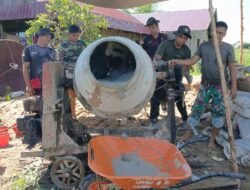 Puasa Tak Jadi Halangan, Satgas TMMD ke-123 Kodim 1015/Sampit Tetap Semangat Tuntaskan Pembangunan Desa