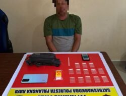Satresnarkoba Polresta Palangka Raya Beraksi, Hingga Berhasil Tangkap JF Pengedar Sabu Di Pahandut