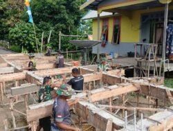 Satgas TMMD Kodim 1015/Sampit Terus Genjot Pembangunan Jalan Gantung Semenisasi