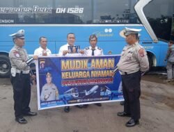 Cek Program Mudik, Unit Kamsel Satlantas Polresta Palangka Raya Datangi Kantor DAMRI