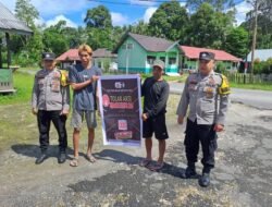 Polsek Tewang Sangalang Garing dan Pulau Malan Imbau Masyarakat Tolak Aksi Premanisme Berkedok Ormas