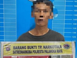 Satresnarkoba Polresta Palangka Raya Berhasil Amankan MK di Karanggan BB Sabu 5,65 Gram