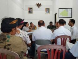 Danramil Menganti Koordinasi Pengamanan Pawai Ogoh-Ogoh Hari Raya Nyepi