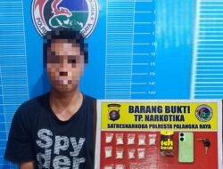 Polresta Palangka Raya Berhasil Ungkap Peredaran Sabu Seberat 45,49 Gram Di Lapas Kelas IIA