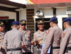 Jajaran Polres Bintan Gelar Halal Bihalal Selepas Apel Pimpinan 