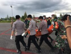 Polri Visum Dan Identifikasi Dua Jenazah  pendulang Emas Korban Pembunuhan KKB