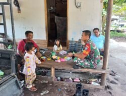 Babinsa Koramil 1015-13/Seruyan Hulu Ciptakan Keakraban Bersama Warga Melalui Komsos