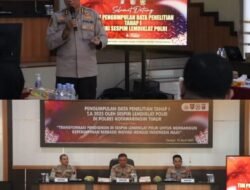 Polres Kotim Sambut Hangat Kedatangan Sespim Lemdiklat Polri