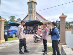 Polresta Palangka Raya Amankan Ibadah Jumat Agung di Gereja Bethesda