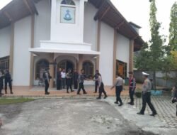 Polresta Palangka Raya Gelar Pengamanan Ibadah Paskah Di Gereja HKBP