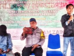 Dirham Zain Ajak Warga Banjarbaru Perkuat Toleransi Lewat Sosialisasi Perda