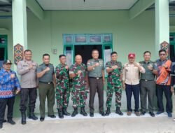 Komandan Kodim 1015/Sampit Dampingi Tim Dalprog Kodam XII/Tpr Pantau Pembangunan Koramil Seruyan Raya