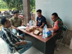 Babinsa Koramil 1015-12/Seruyan Tengah Gelar Komsos Pada Masyarakat