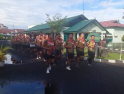 Kodim 1015/Sampit Gelar Olahraga Bersama Demi Jaga Fisik 