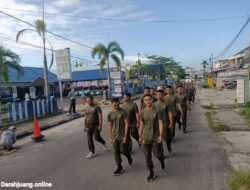 Jum’at Sehat, Personil Kodim 1015/Sampit Laksanakan Olahraga Bersama