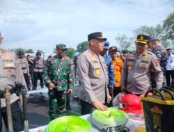 Polda Kalsel Gelar Apel Kesiapsiagaan Pasukan Untuk Tanggulangi Dampak Karhutla