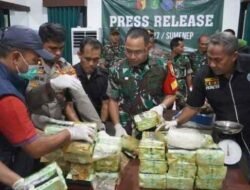 Komandan Kodim 0827, Bungkusan 35kg Mengapung di Lautan Masalembu Positif Sabu